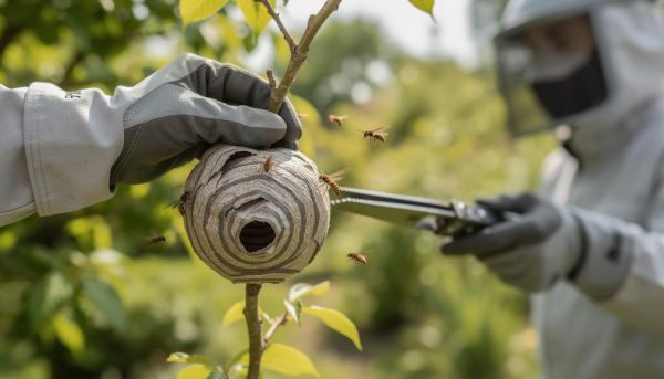 Destruction du nid de frelon : la méthode efficace pour garantir votre sécurité